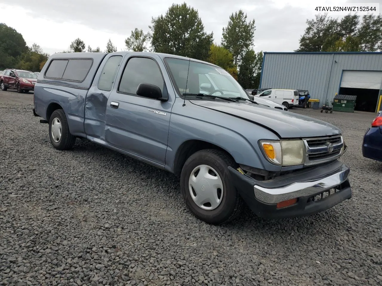 1998 Toyota Tacoma Xtracab VIN: 4TAVL52N4WZ152544 Lot: 75055334