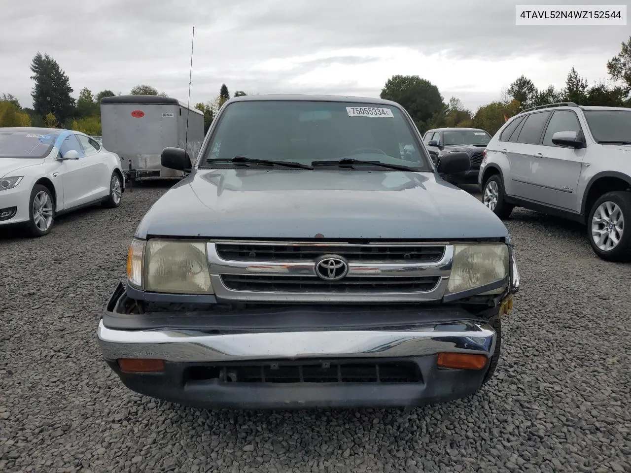 1998 Toyota Tacoma Xtracab VIN: 4TAVL52N4WZ152544 Lot: 75055334