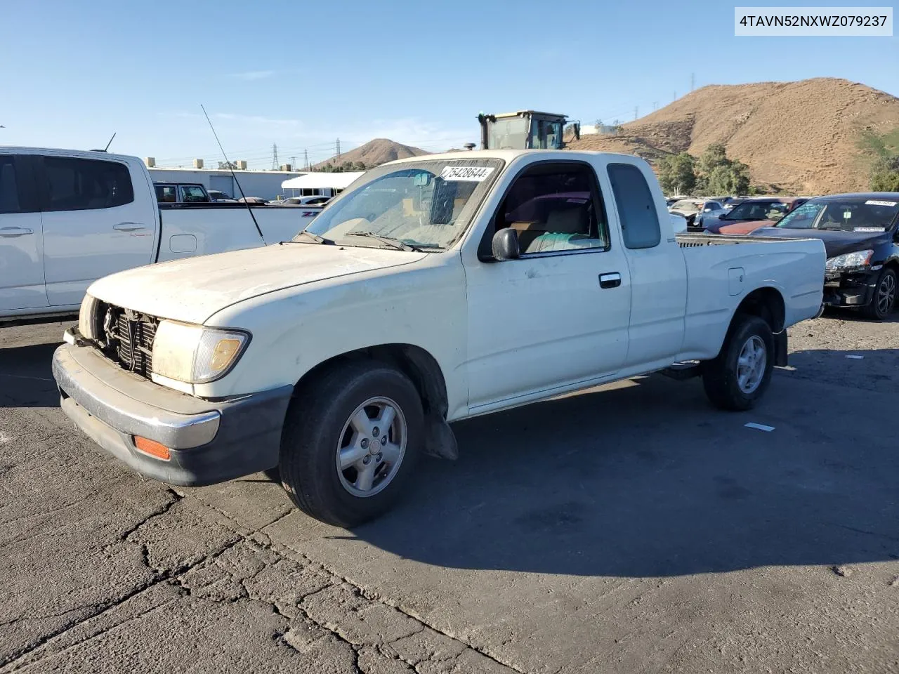 1998 Toyota Tacoma Xtracab VIN: 4TAVN52NXWZ079237 Lot: 75428644