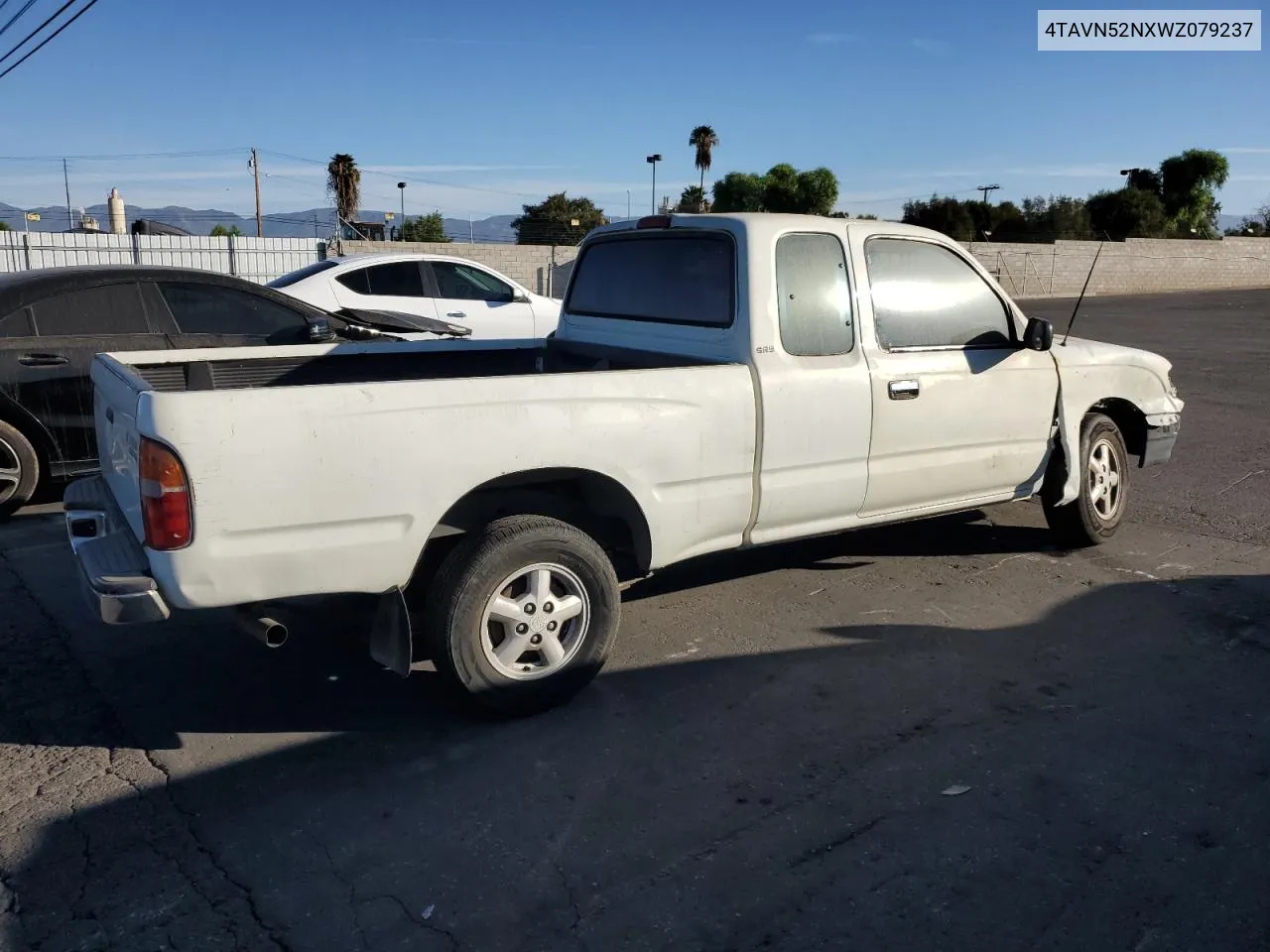 1998 Toyota Tacoma Xtracab VIN: 4TAVN52NXWZ079237 Lot: 75428644