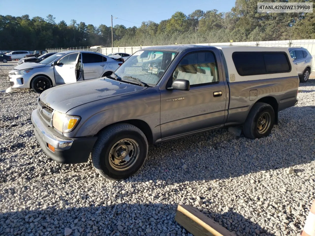 1998 Toyota Tacoma VIN: 4TANL42N3WZ139908 Lot: 76052874