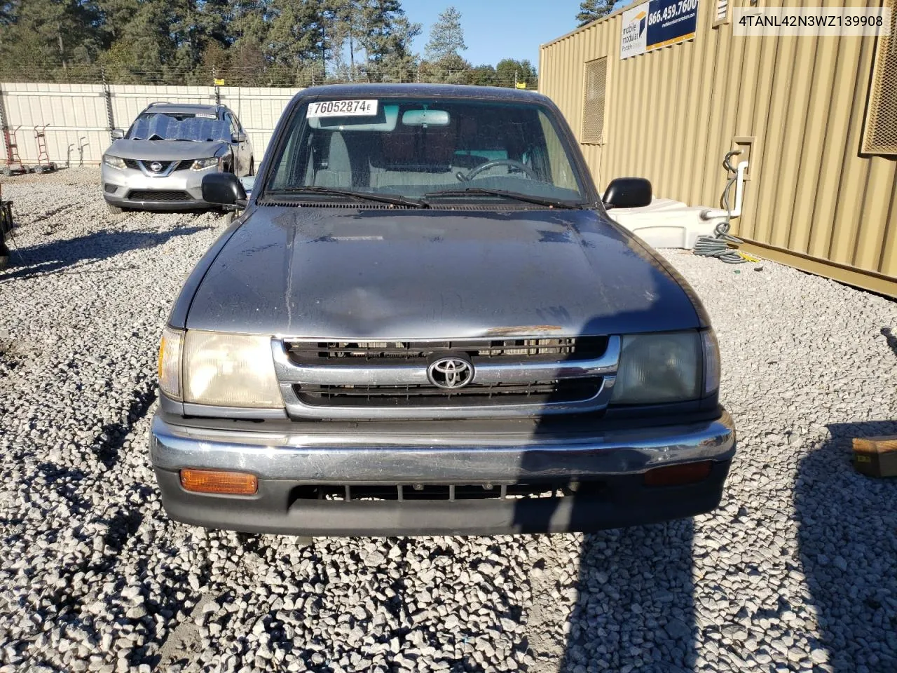 1998 Toyota Tacoma VIN: 4TANL42N3WZ139908 Lot: 76052874