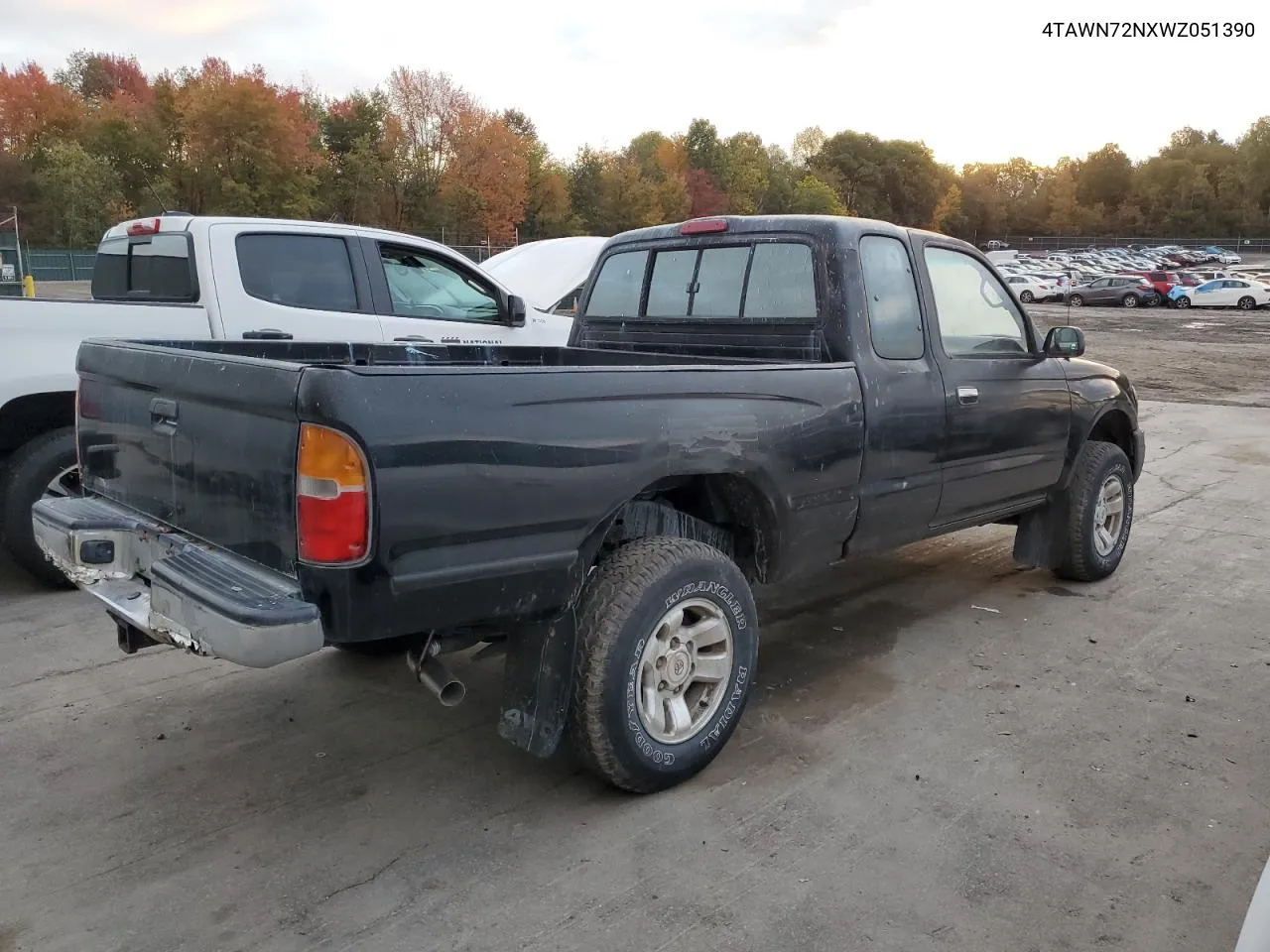 1998 Toyota Tacoma Xtracab VIN: 4TAWN72NXWZ051390 Lot: 76520634