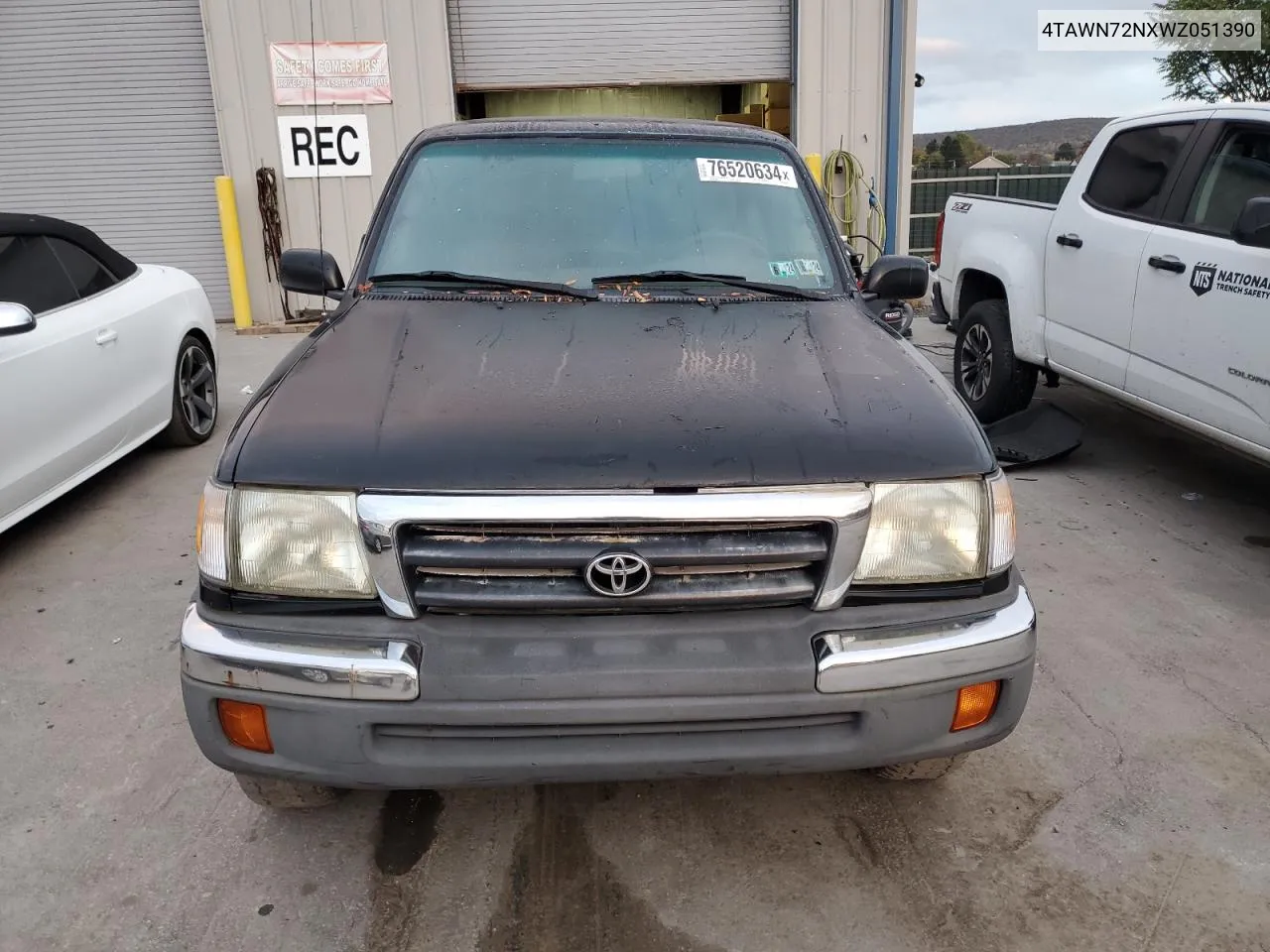 1998 Toyota Tacoma Xtracab VIN: 4TAWN72NXWZ051390 Lot: 76520634