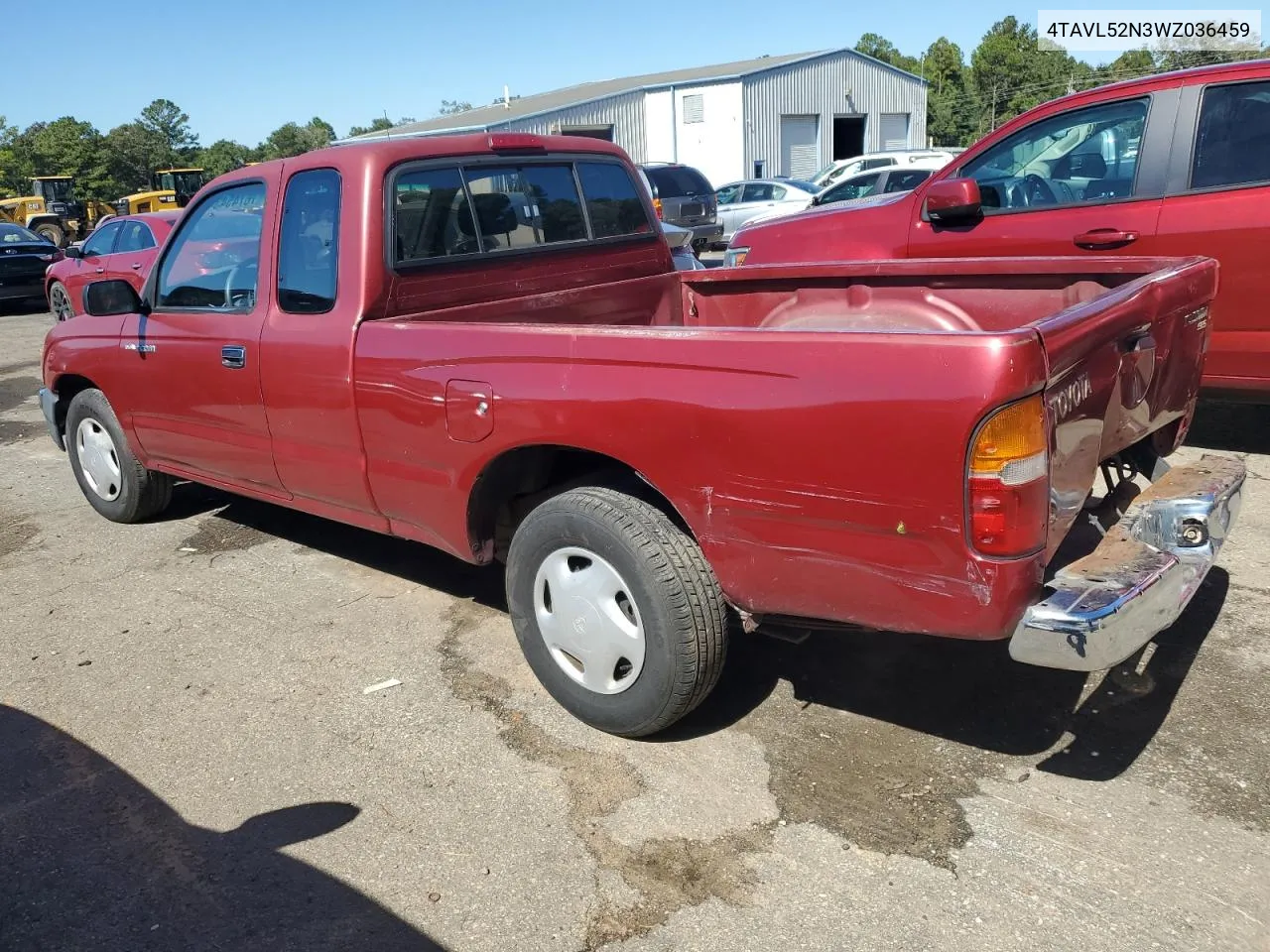 1998 Toyota Tacoma Xtracab VIN: 4TAVL52N3WZ036459 Lot: 76745434