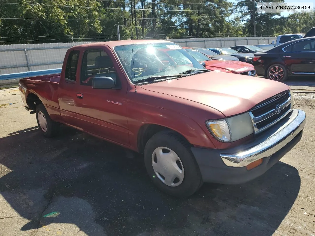 1998 Toyota Tacoma Xtracab VIN: 4TAVL52N3WZ036459 Lot: 76745434