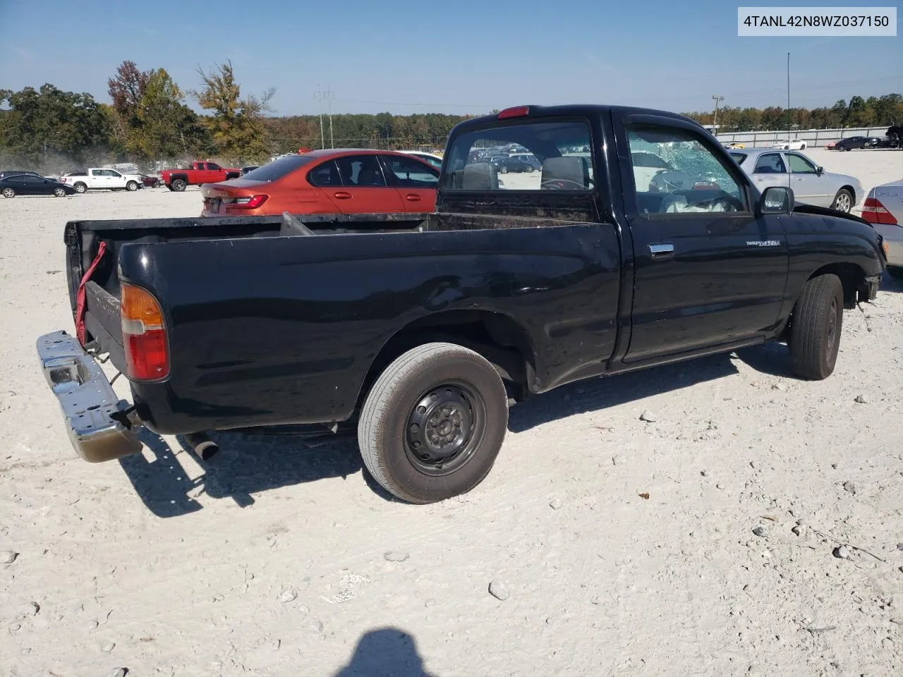 1998 Toyota Tacoma VIN: 4TANL42N8WZ037150 Lot: 77993434