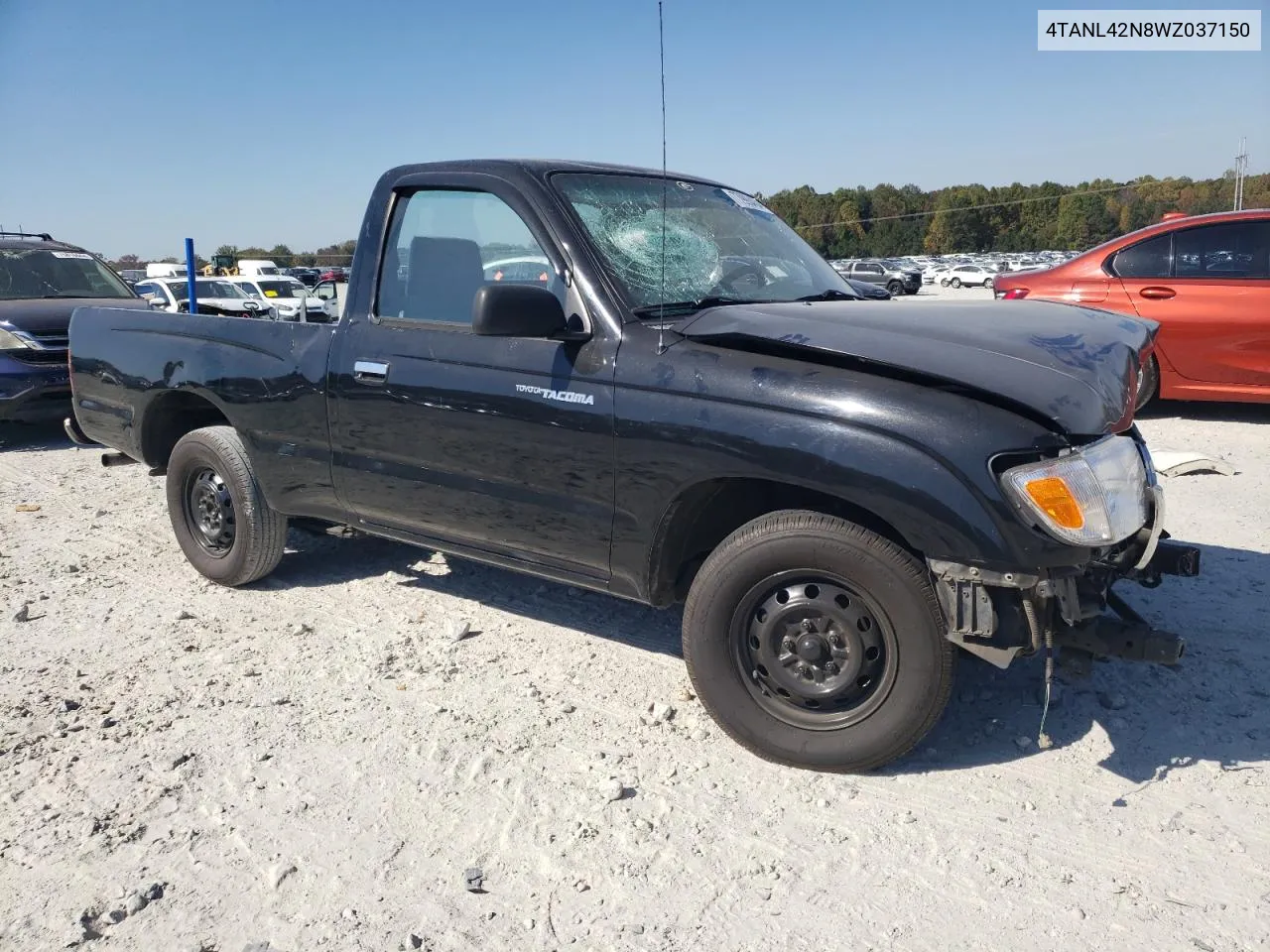 1998 Toyota Tacoma VIN: 4TANL42N8WZ037150 Lot: 77993434