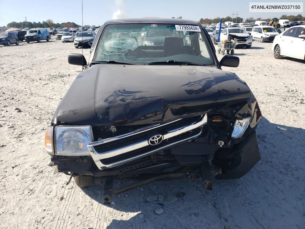 1998 Toyota Tacoma VIN: 4TANL42N8WZ037150 Lot: 77993434