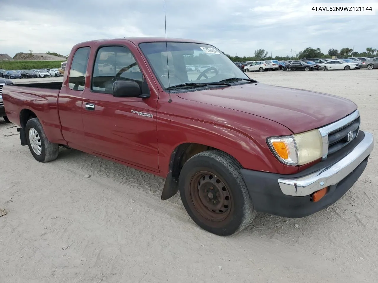 1998 Toyota Tacoma Xtracab VIN: 4TAVL52N9WZ121144 Lot: 78304804