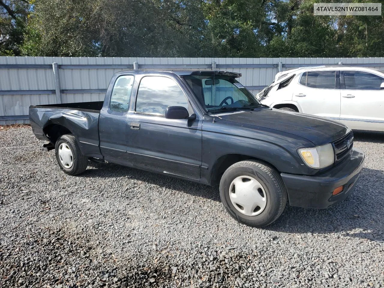 1998 Toyota Tacoma Xtracab VIN: 4TAVL52N1WZ081464 Lot: 78520054