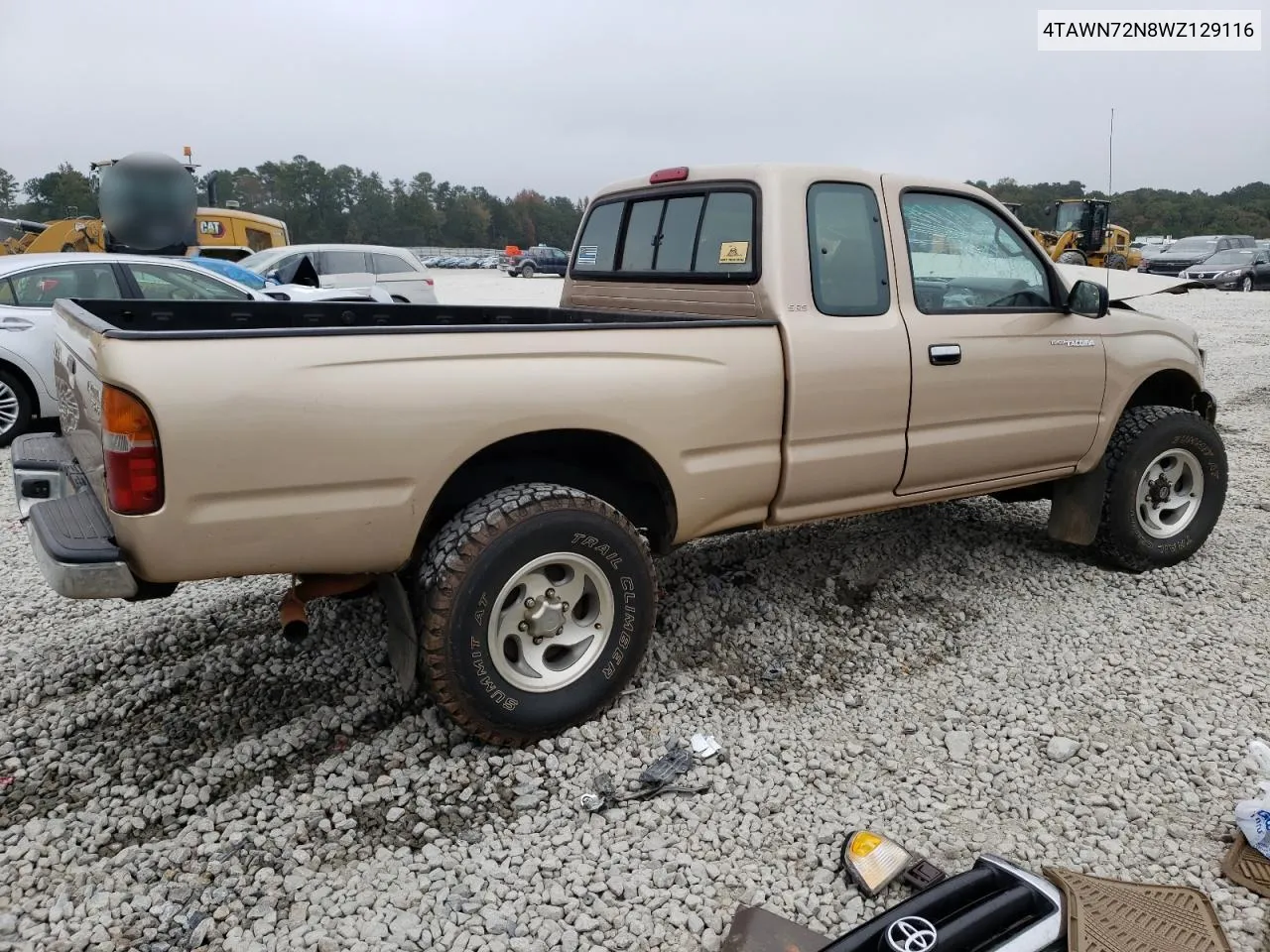 1998 Toyota Tacoma Xtracab VIN: 4TAWN72N8WZ129116 Lot: 79041944