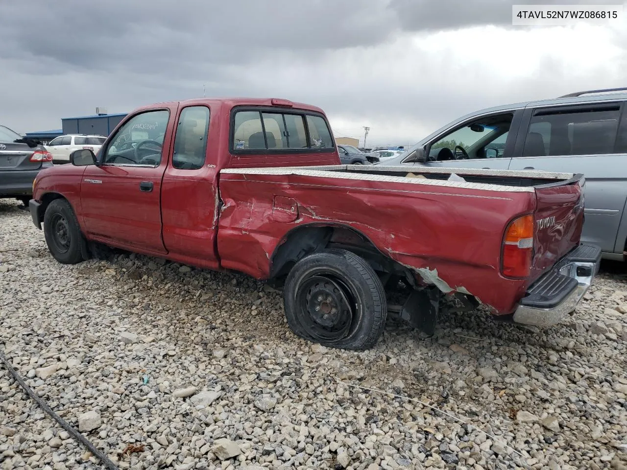 1998 Toyota Tacoma Xtracab VIN: 4TAVL52N7WZ086815 Lot: 79052704