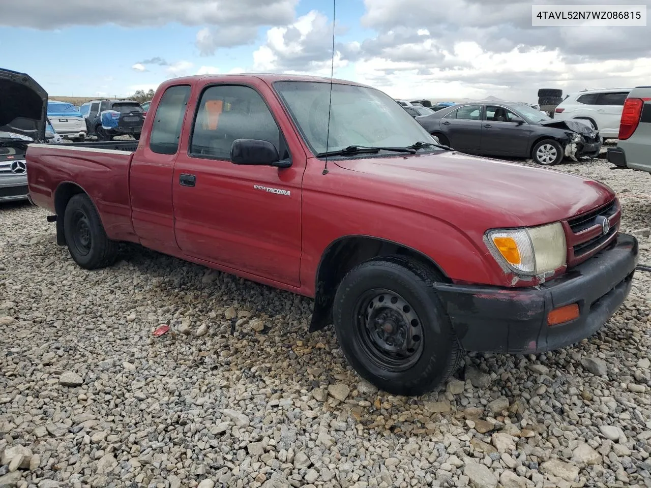 1998 Toyota Tacoma Xtracab VIN: 4TAVL52N7WZ086815 Lot: 79052704