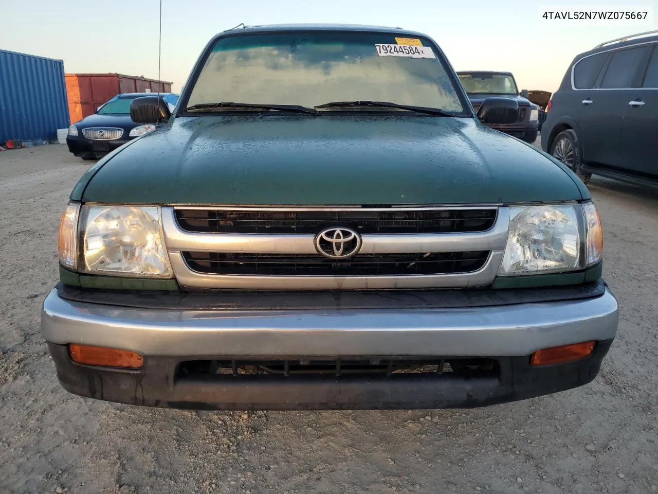 1998 Toyota Tacoma Xtracab VIN: 4TAVL52N7WZ075667 Lot: 79244584