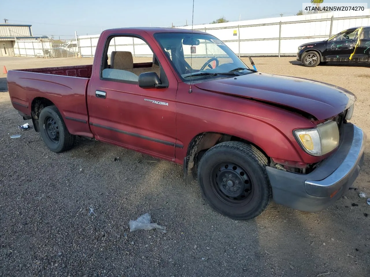 1998 Toyota Tacoma VIN: 4TANL42N5WZ074270 Lot: 80007384