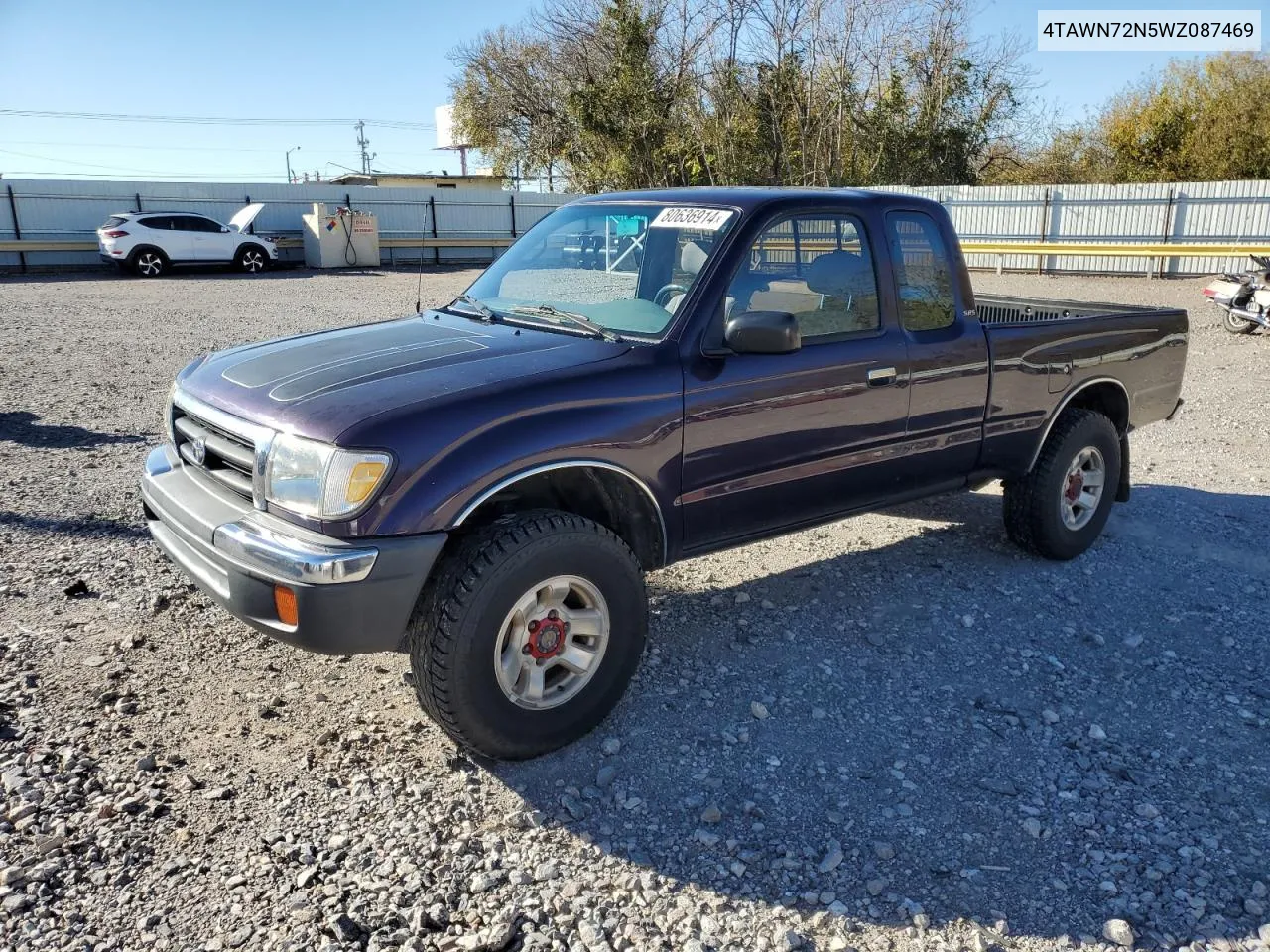 1998 Toyota Tacoma Xtracab VIN: 4TAWN72N5WZ087469 Lot: 80636914