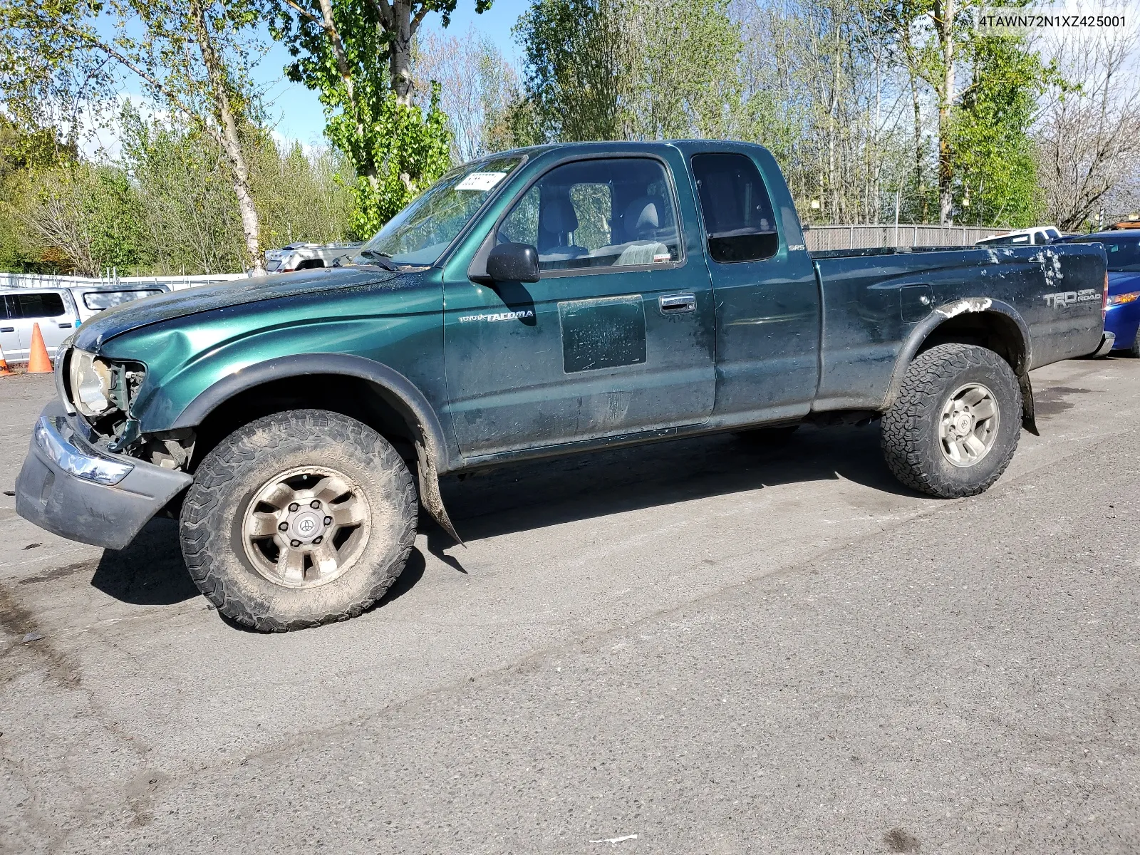 1999 Toyota Tacoma Xtracab VIN: 4TAWN72N1XZ425001 Lot: 50557774