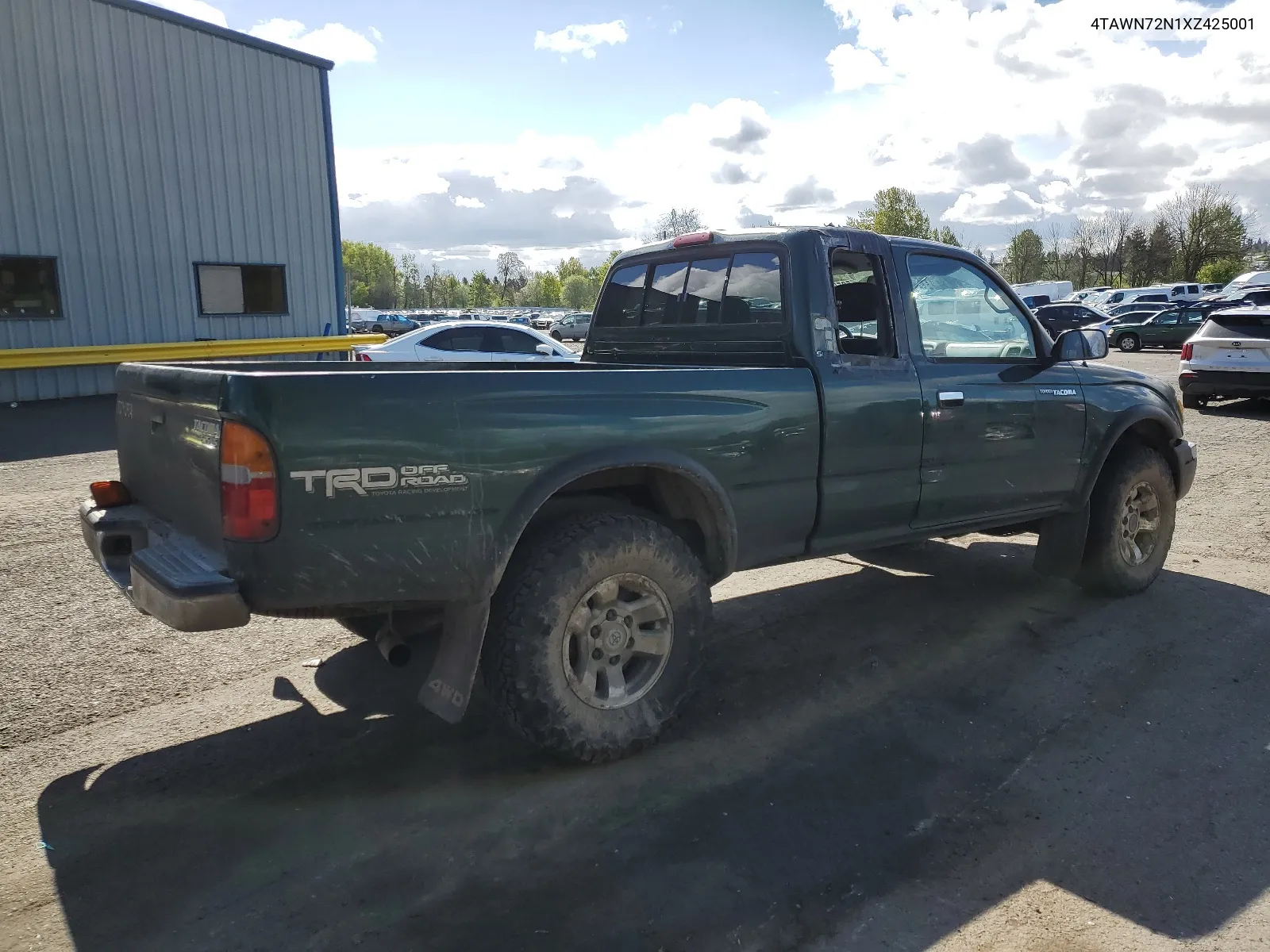 1999 Toyota Tacoma Xtracab VIN: 4TAWN72N1XZ425001 Lot: 50557774