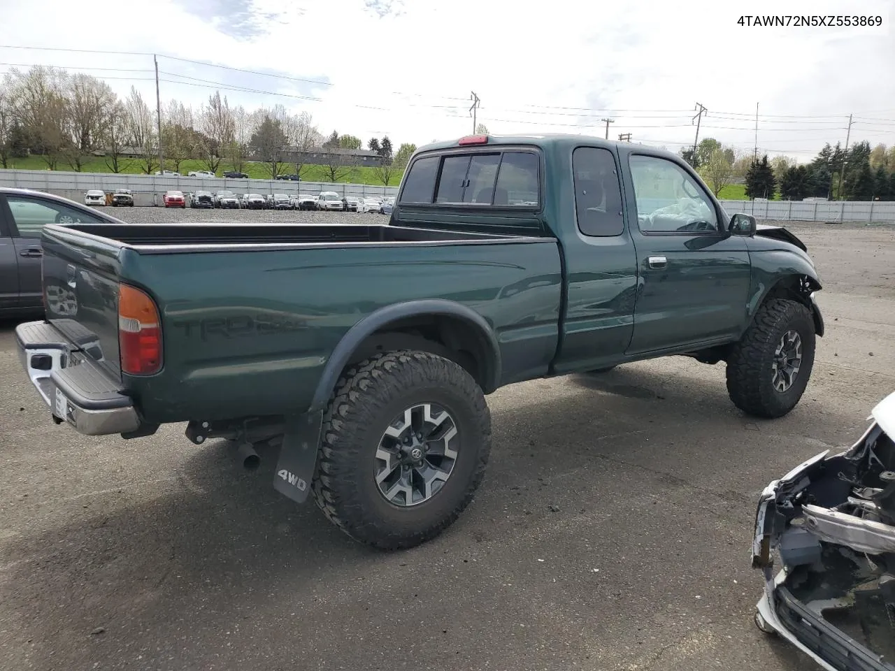 1999 Toyota Tacoma Xtracab VIN: 4TAWN72N5XZ553869 Lot: 50696094