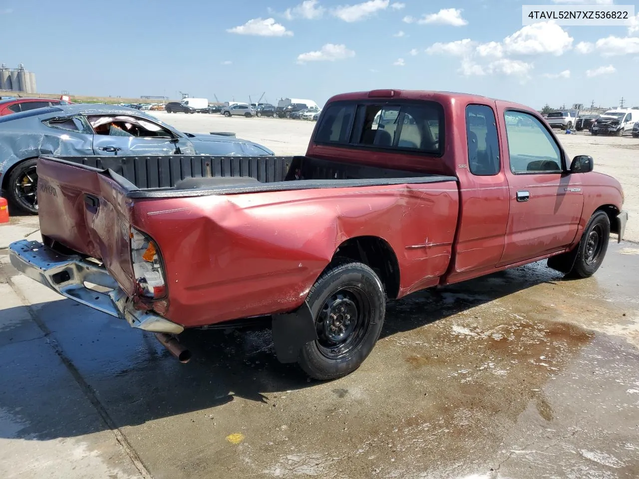 1999 Toyota Tacoma Xtracab VIN: 4TAVL52N7XZ536822 Lot: 58072594