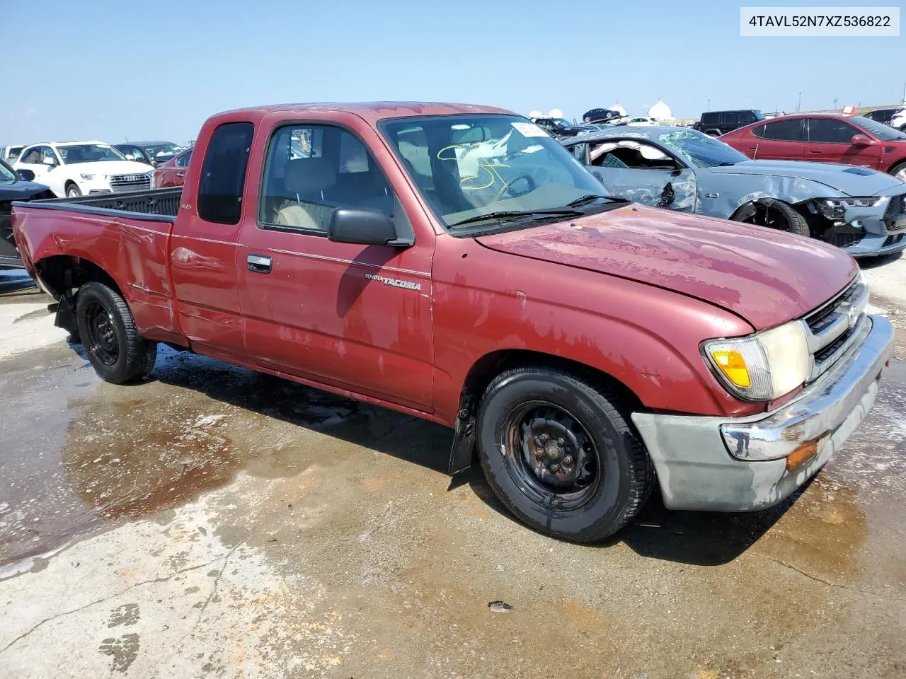 1999 Toyota Tacoma Xtracab VIN: 4TAVL52N7XZ536822 Lot: 58072594