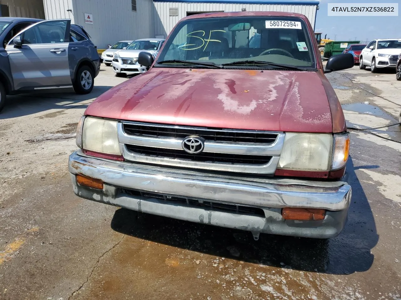 1999 Toyota Tacoma Xtracab VIN: 4TAVL52N7XZ536822 Lot: 58072594