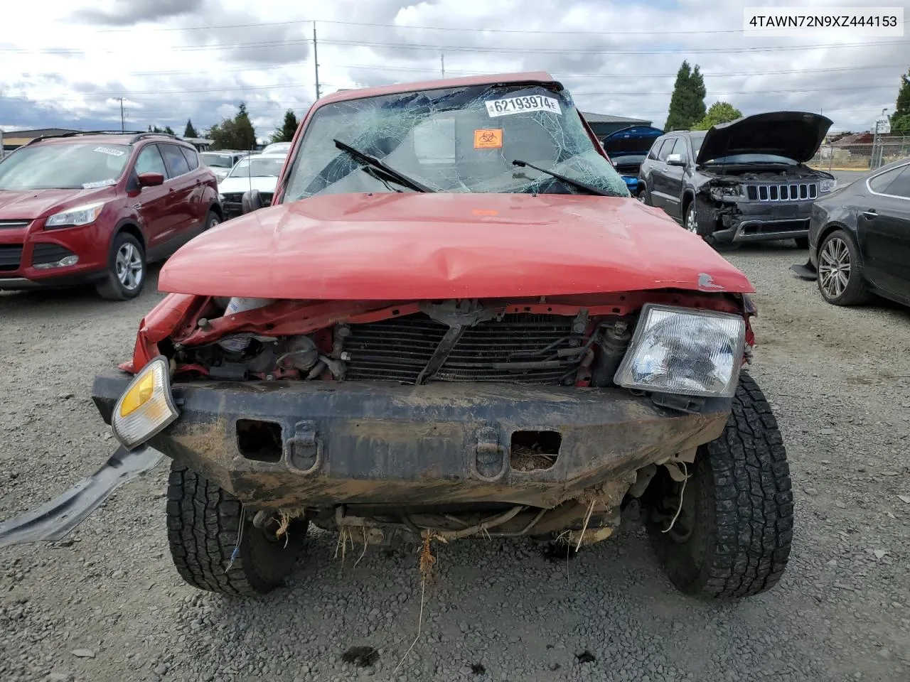 1999 Toyota Tacoma Xtracab VIN: 4TAWN72N9XZ444153 Lot: 62193974