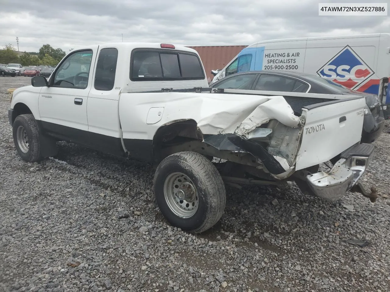 1999 Toyota Tacoma Xtracab VIN: 4TAWM72N3XZ527886 Lot: 68033354