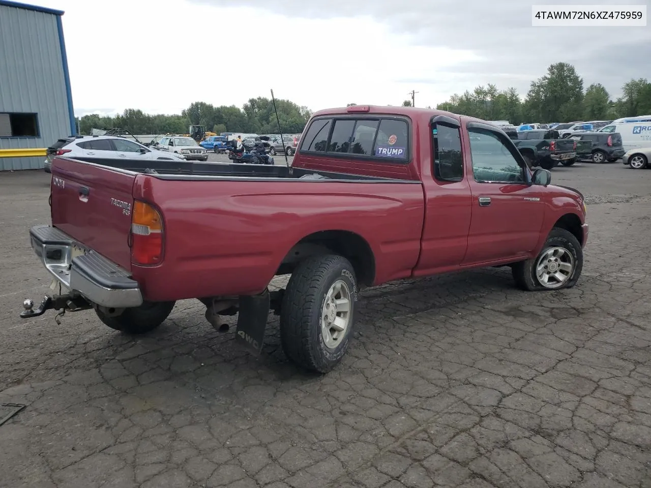 1999 Toyota Tacoma Xtracab VIN: 4TAWM72N6XZ475959 Lot: 68515404