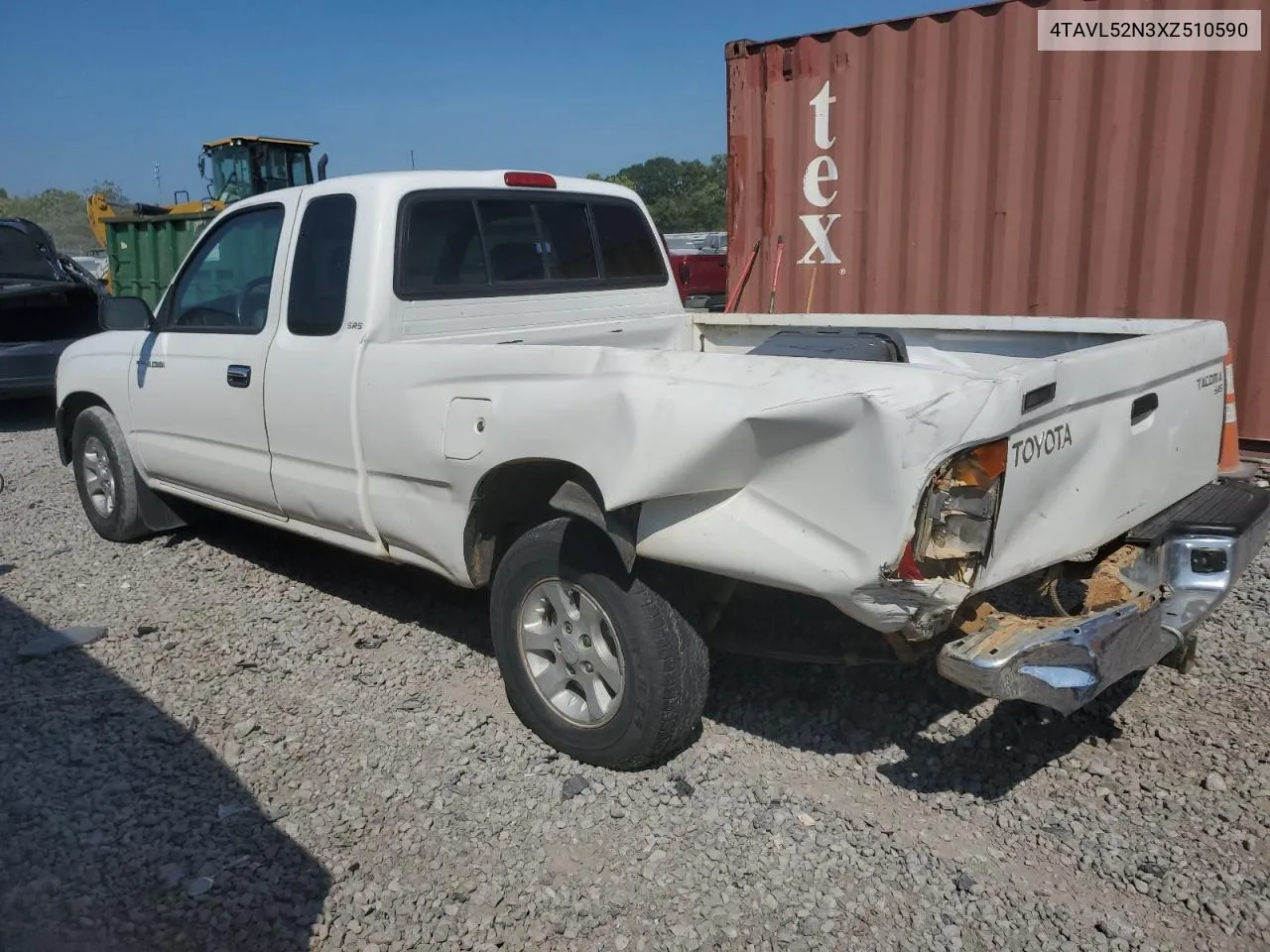 1999 Toyota Tacoma Xtracab VIN: 4TAVL52N3XZ510590 Lot: 68654284