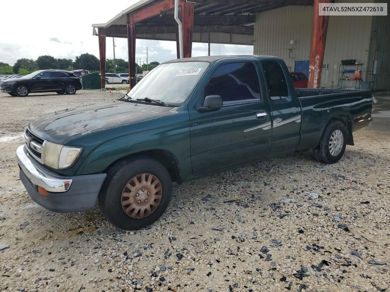 1999 Toyota Tacoma Xtracab VIN: 4TAVL52N5XZ472618 Lot: 71118264