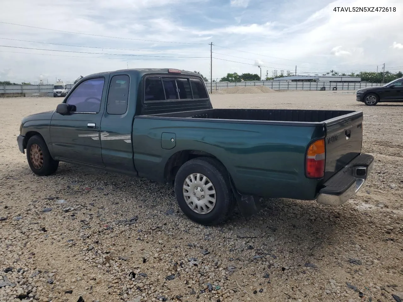 1999 Toyota Tacoma Xtracab VIN: 4TAVL52N5XZ472618 Lot: 71118264