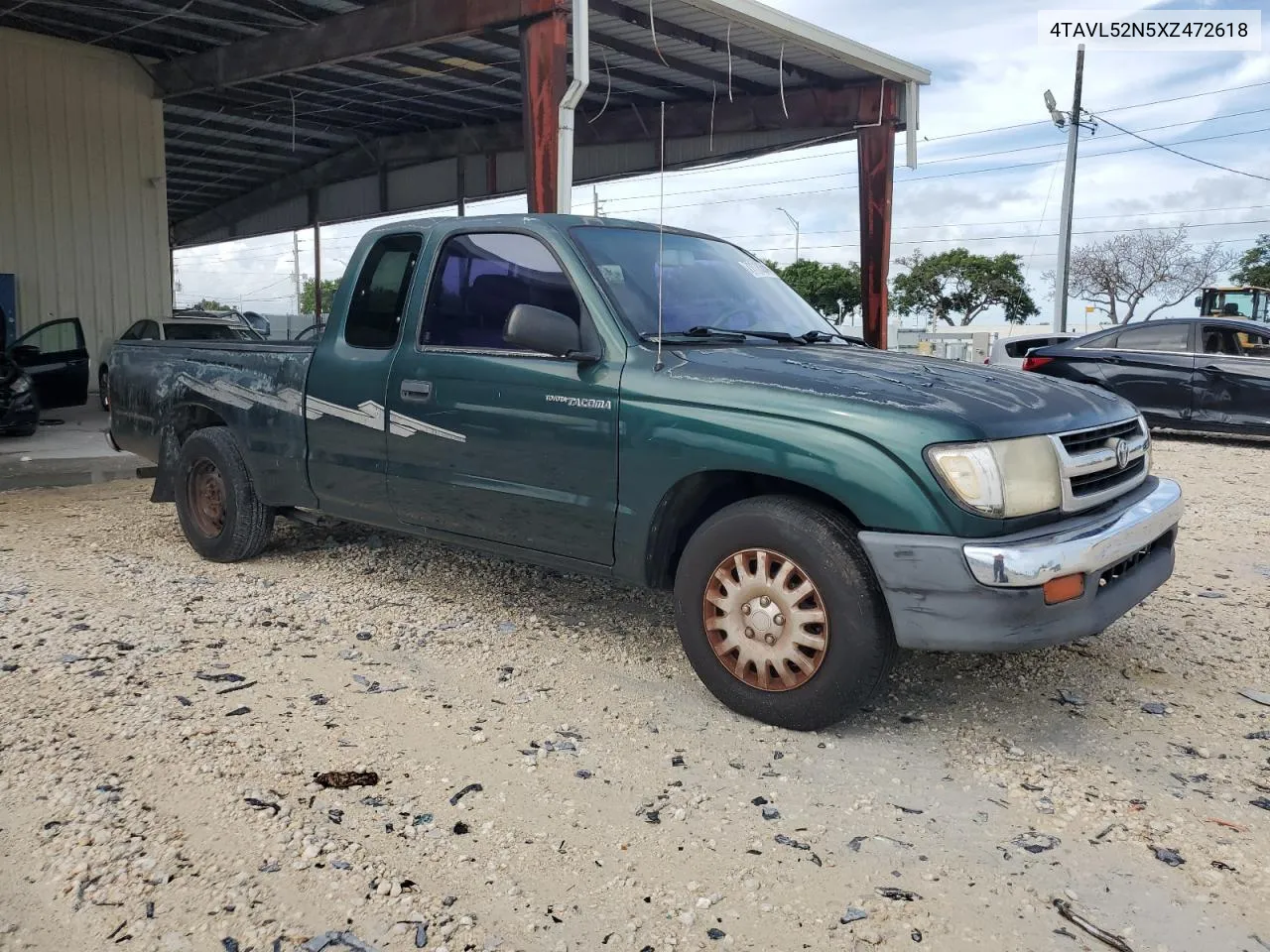 1999 Toyota Tacoma Xtracab VIN: 4TAVL52N5XZ472618 Lot: 71118264