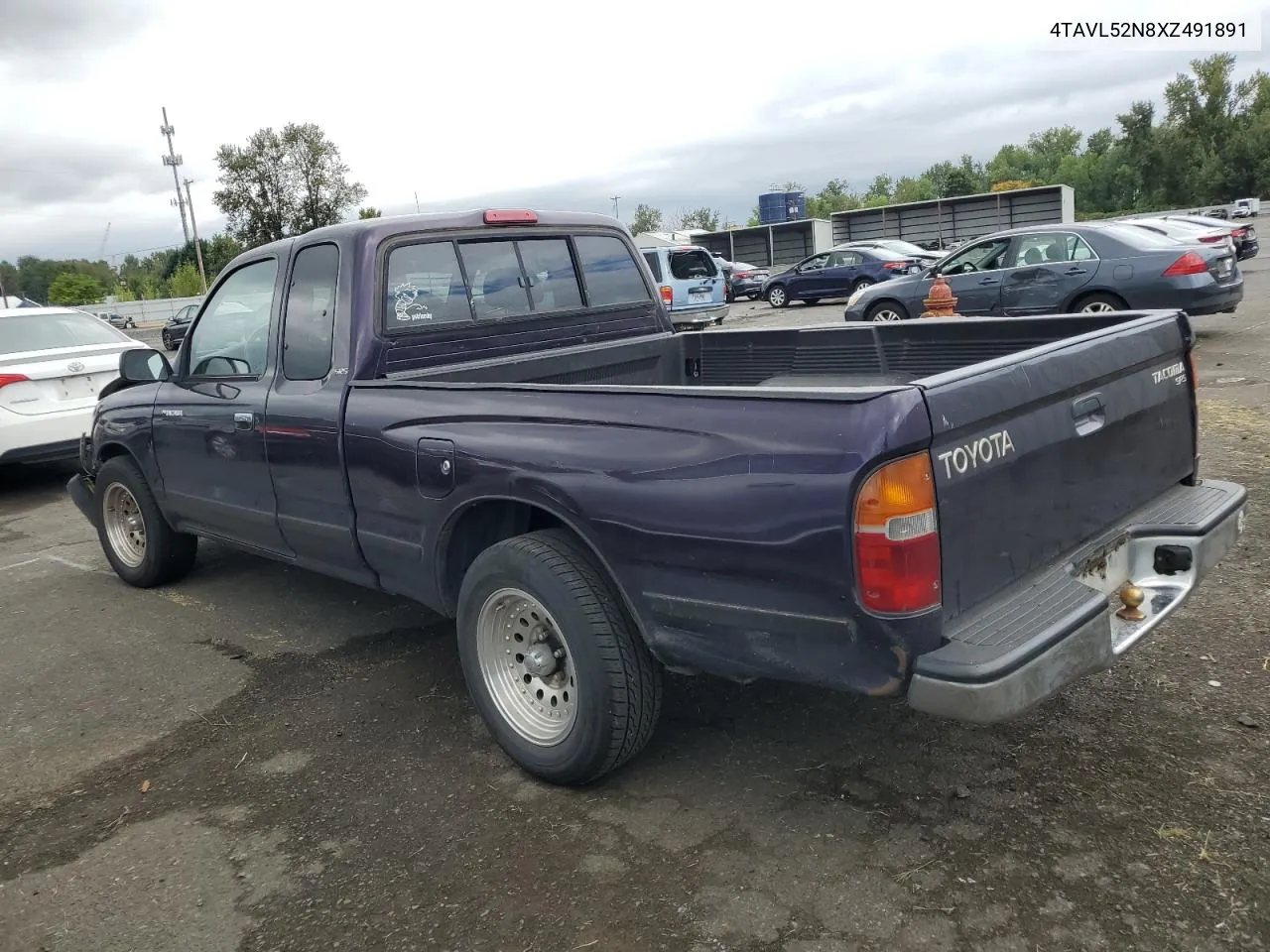 1999 Toyota Tacoma Xtracab VIN: 4TAVL52N8XZ491891 Lot: 71316414