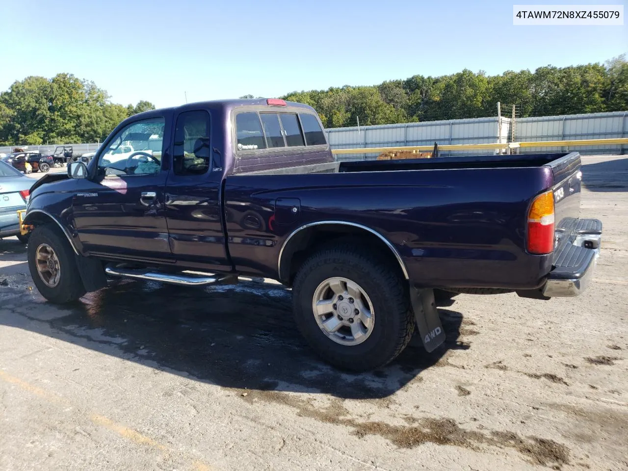 1999 Toyota Tacoma Xtracab VIN: 4TAWM72N8XZ455079 Lot: 74003544