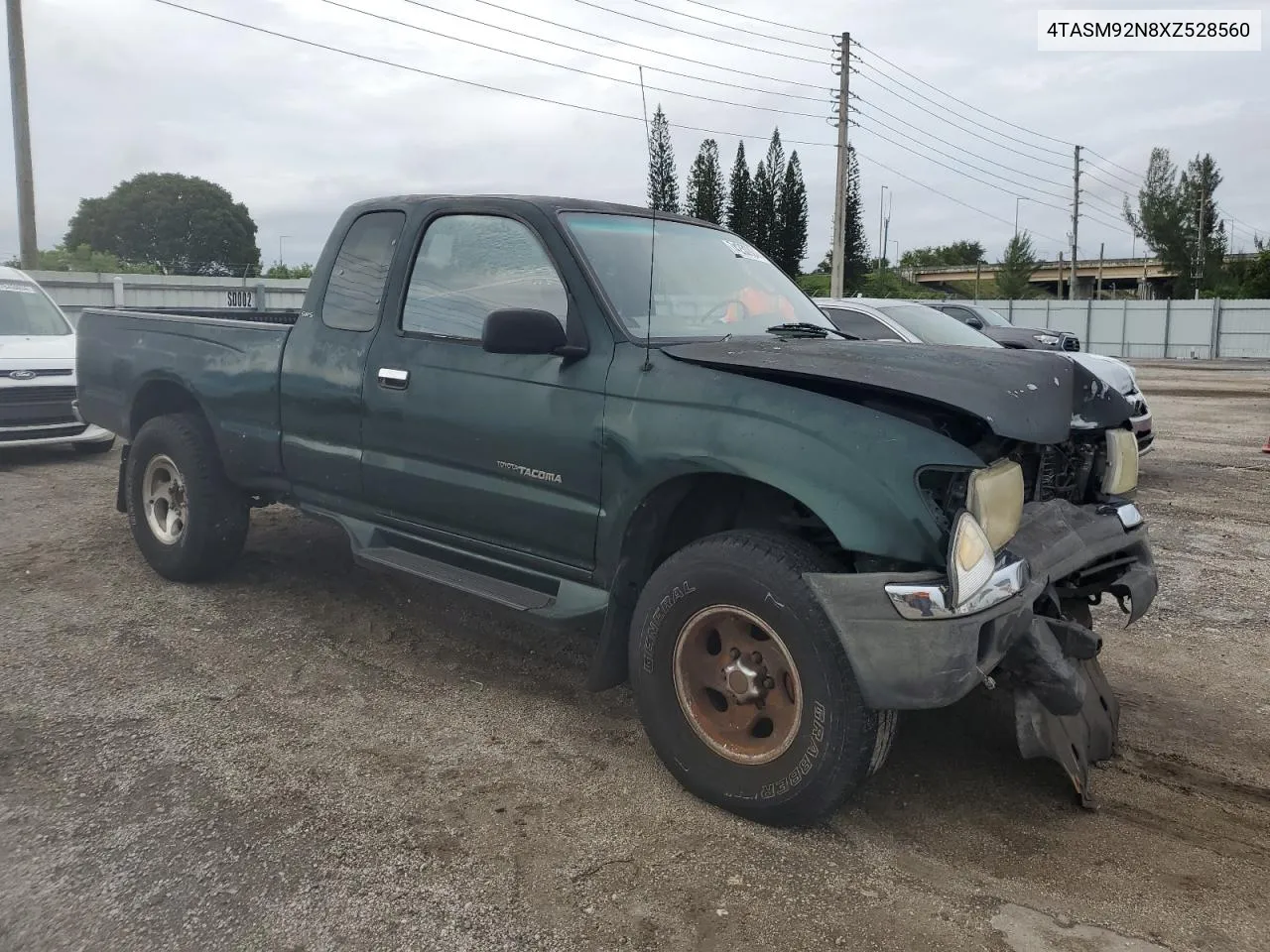 1999 Toyota Tacoma Xtracab Prerunner VIN: 4TASM92N8XZ528560 Lot: 74252924