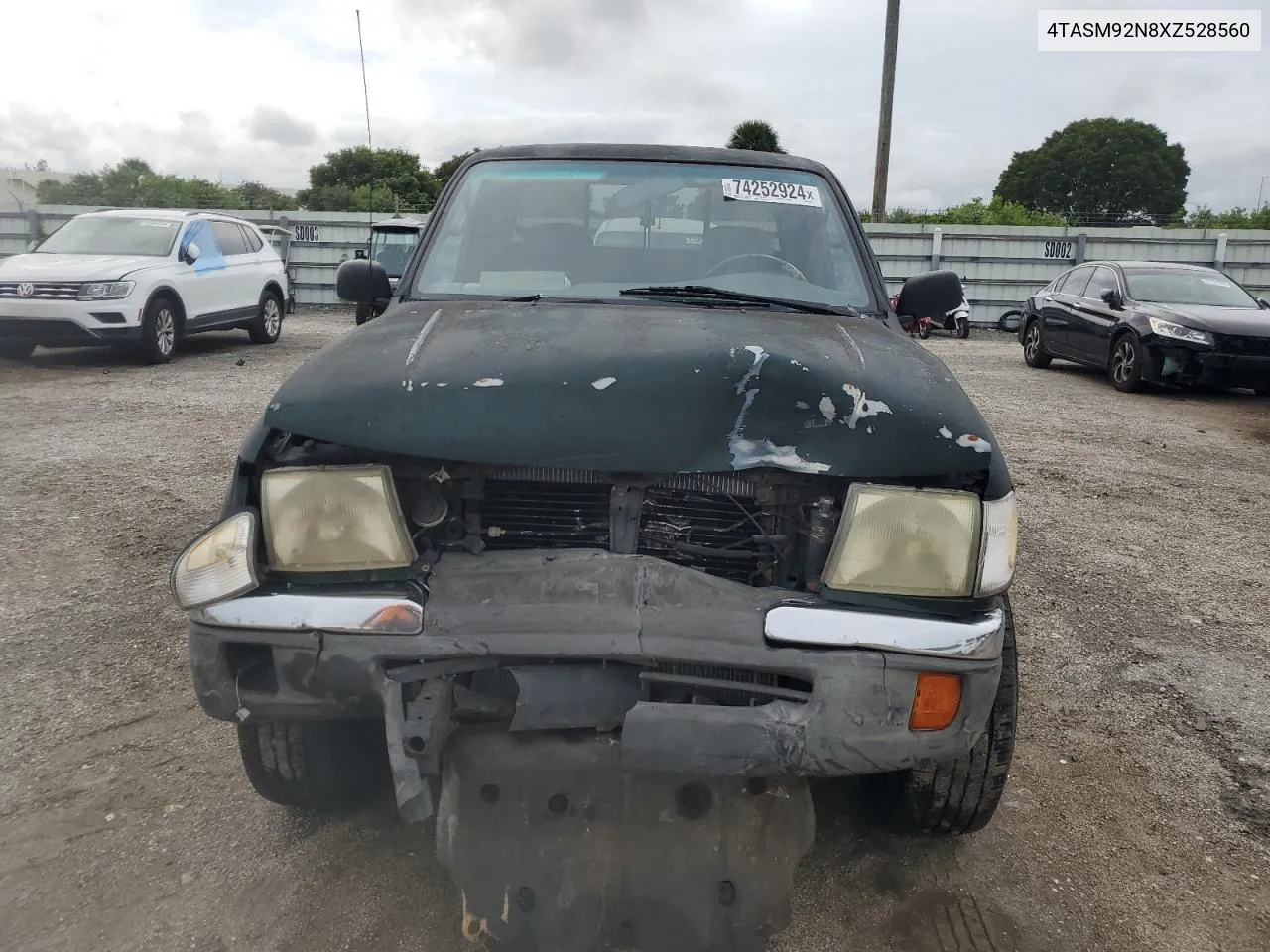 1999 Toyota Tacoma Xtracab Prerunner VIN: 4TASM92N8XZ528560 Lot: 74252924