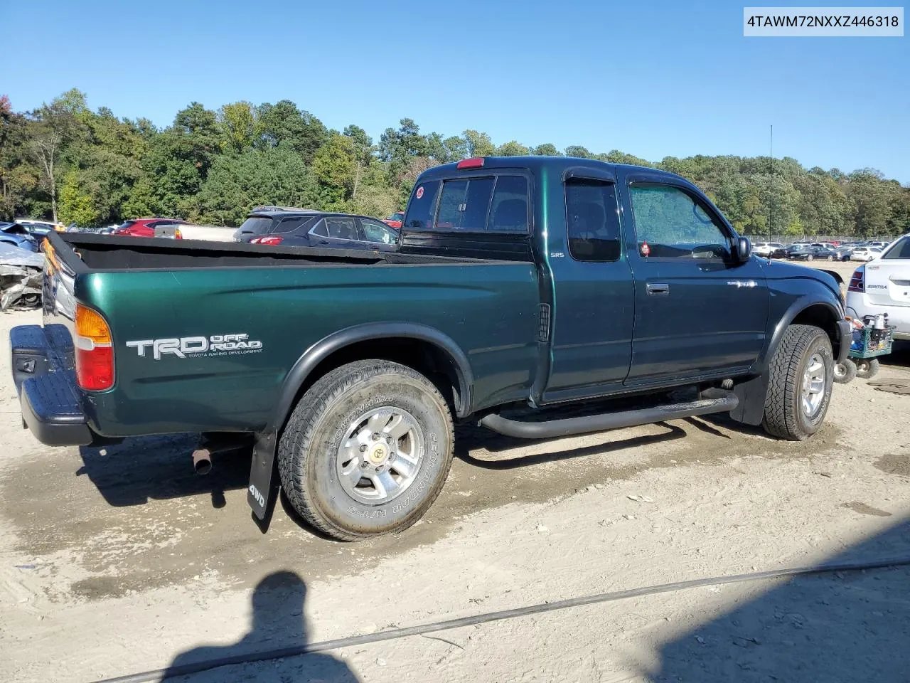 1999 Toyota Tacoma Xtracab VIN: 4TAWM72NXXZ446318 Lot: 75648914