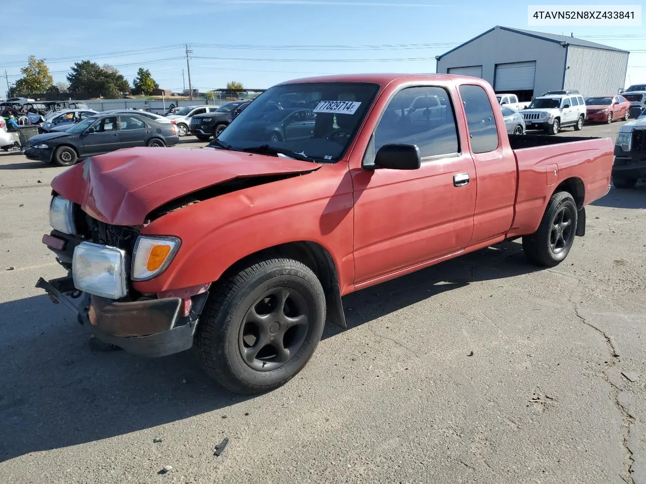 1999 Toyota Tacoma Xtracab VIN: 4TAVN52N8XZ433841 Lot: 77829714