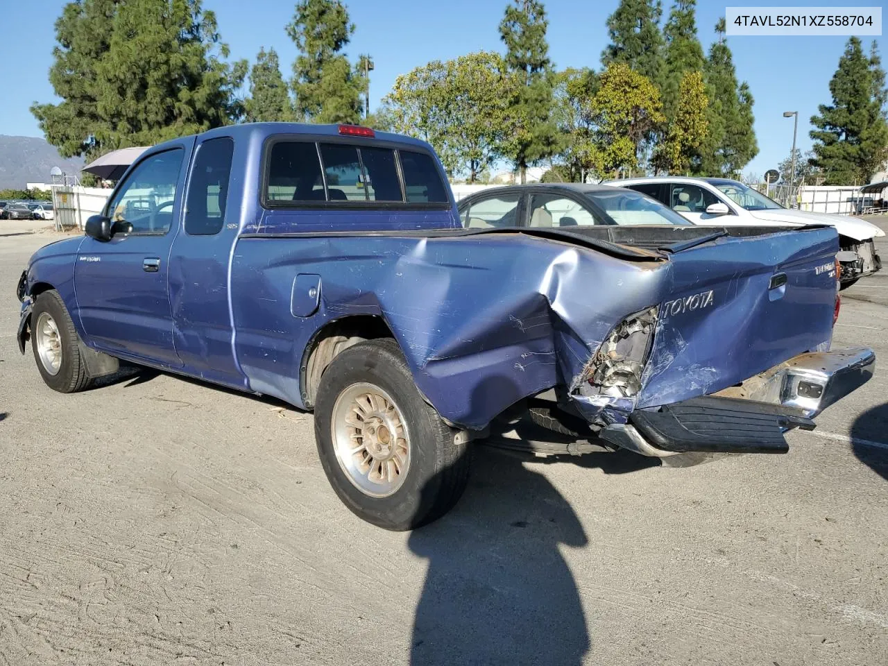 1999 Toyota Tacoma Xtracab VIN: 4TAVL52N1XZ558704 Lot: 80167654