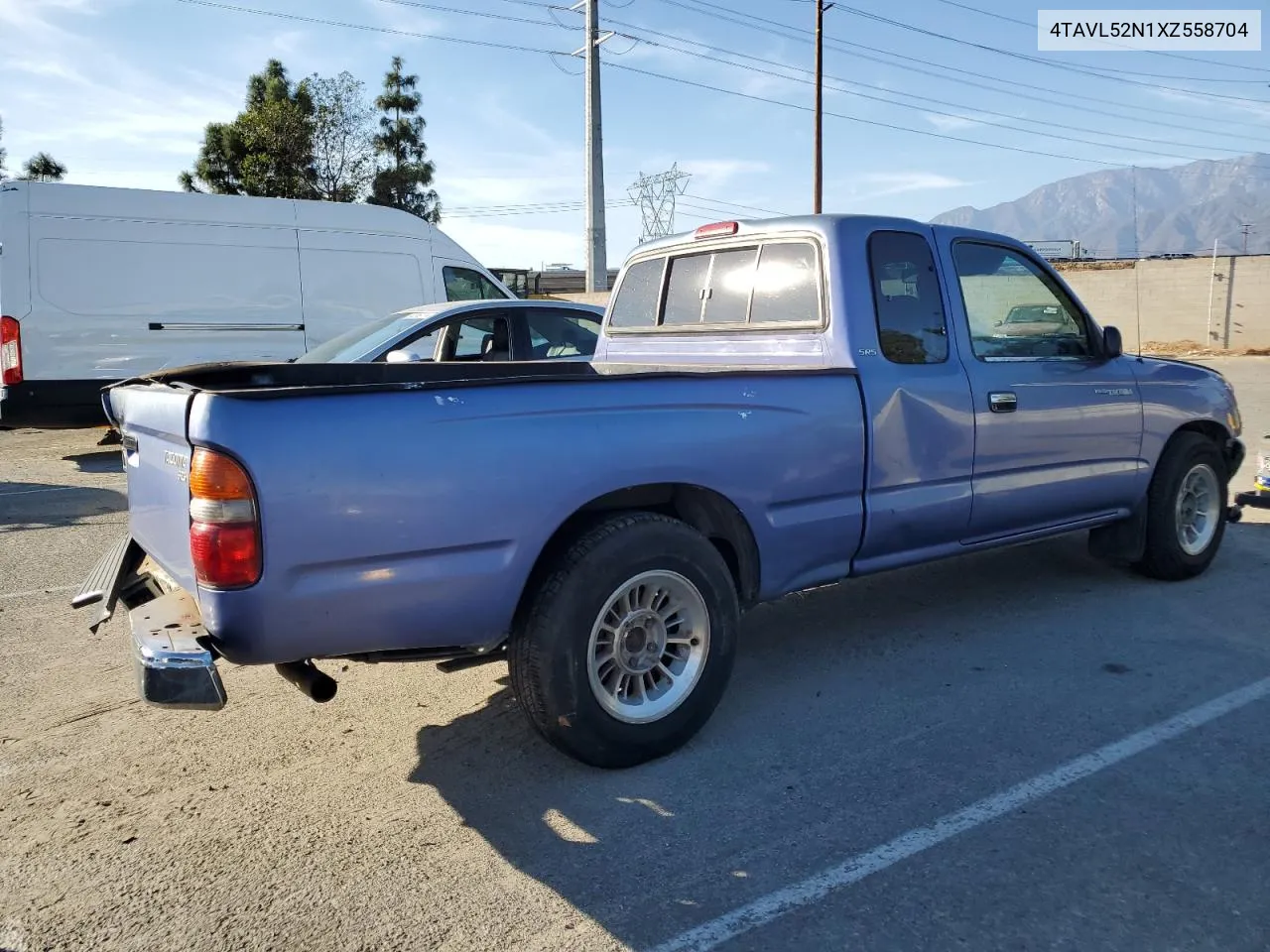 1999 Toyota Tacoma Xtracab VIN: 4TAVL52N1XZ558704 Lot: 80167654