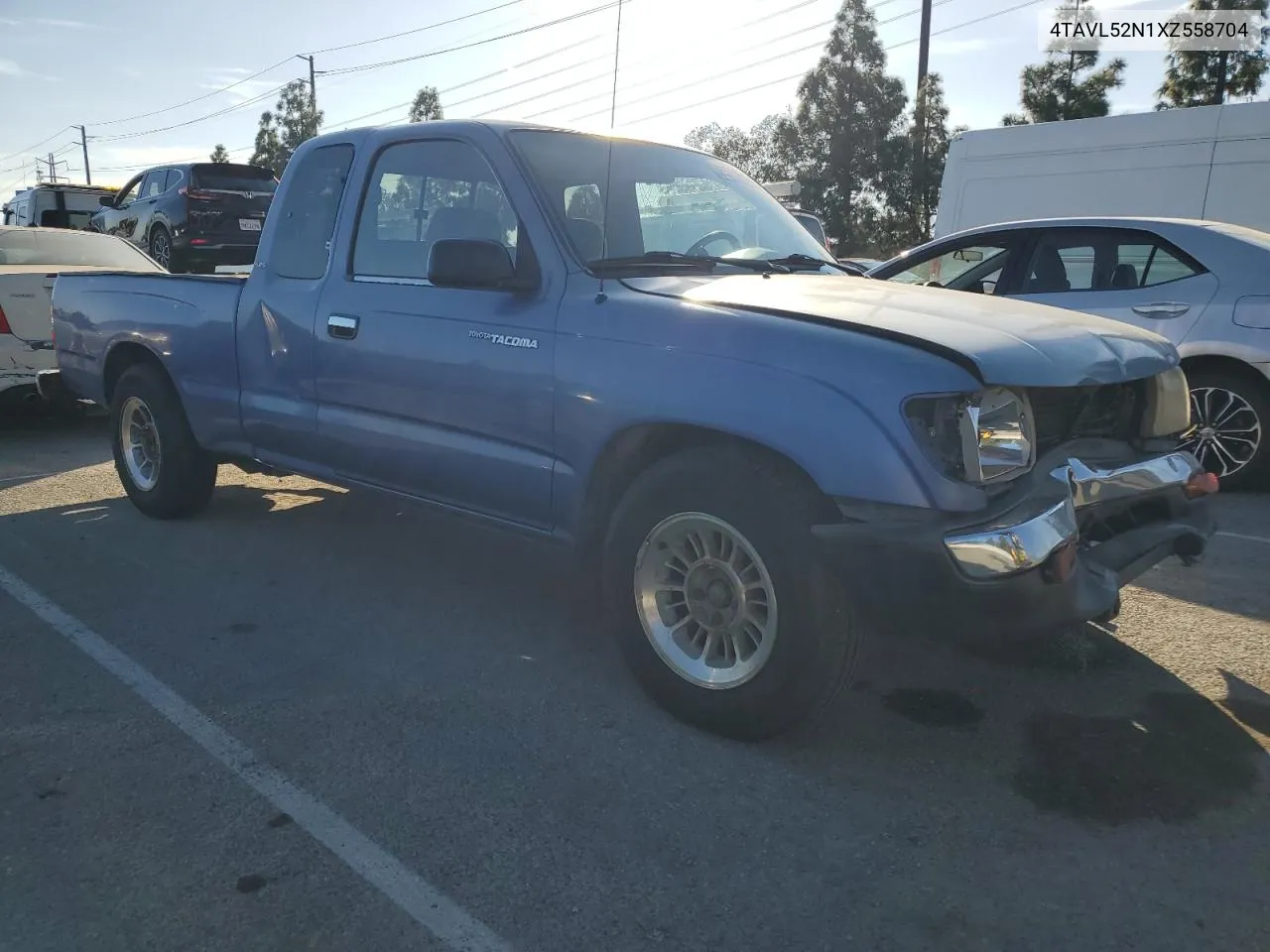 1999 Toyota Tacoma Xtracab VIN: 4TAVL52N1XZ558704 Lot: 80167654