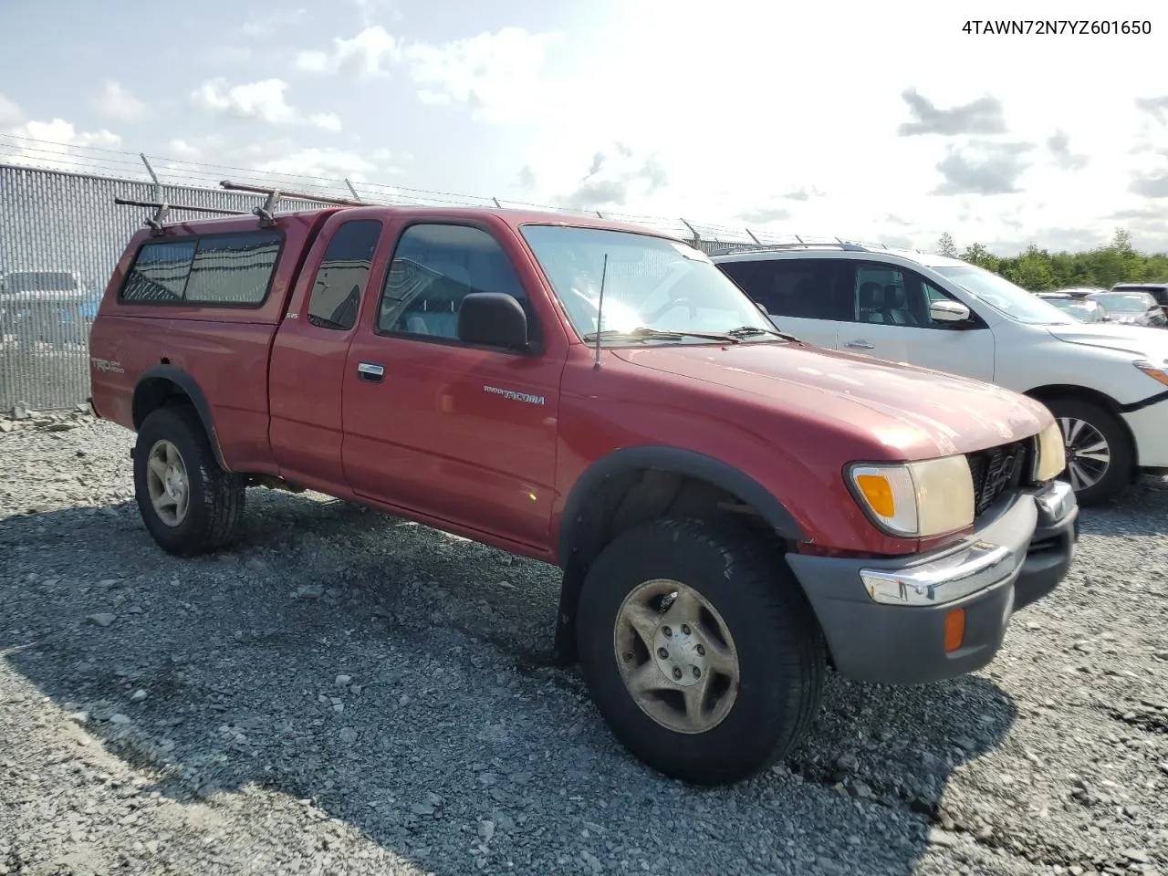 2000 Toyota Tacoma Xtracab VIN: 4TAWN72N7YZ601650 Lot: 44036654