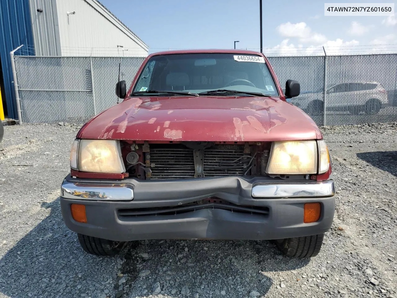 2000 Toyota Tacoma Xtracab VIN: 4TAWN72N7YZ601650 Lot: 44036654