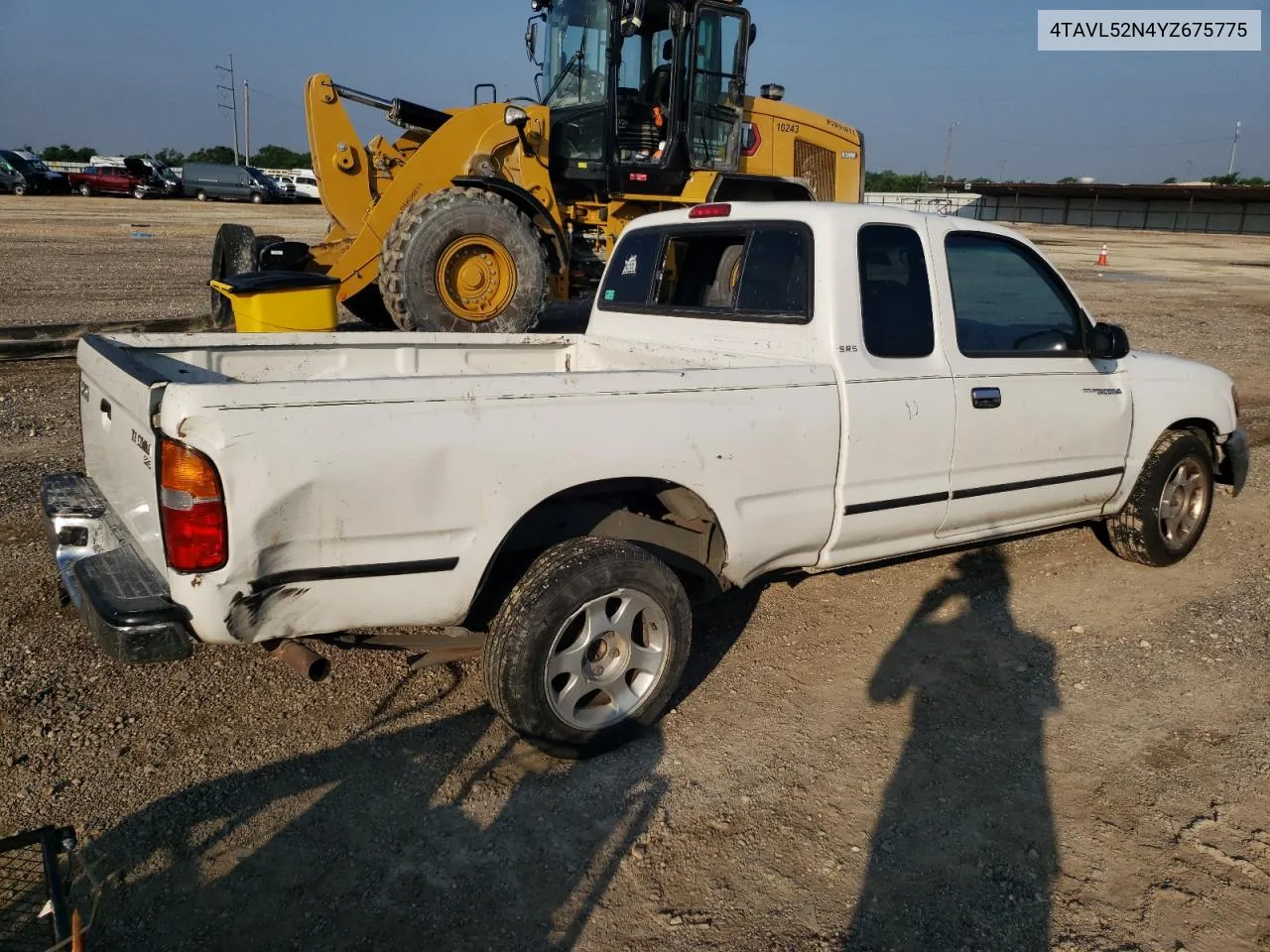 2000 Toyota Tacoma Xtracab VIN: 4TAVL52N4YZ675775 Lot: 59078824