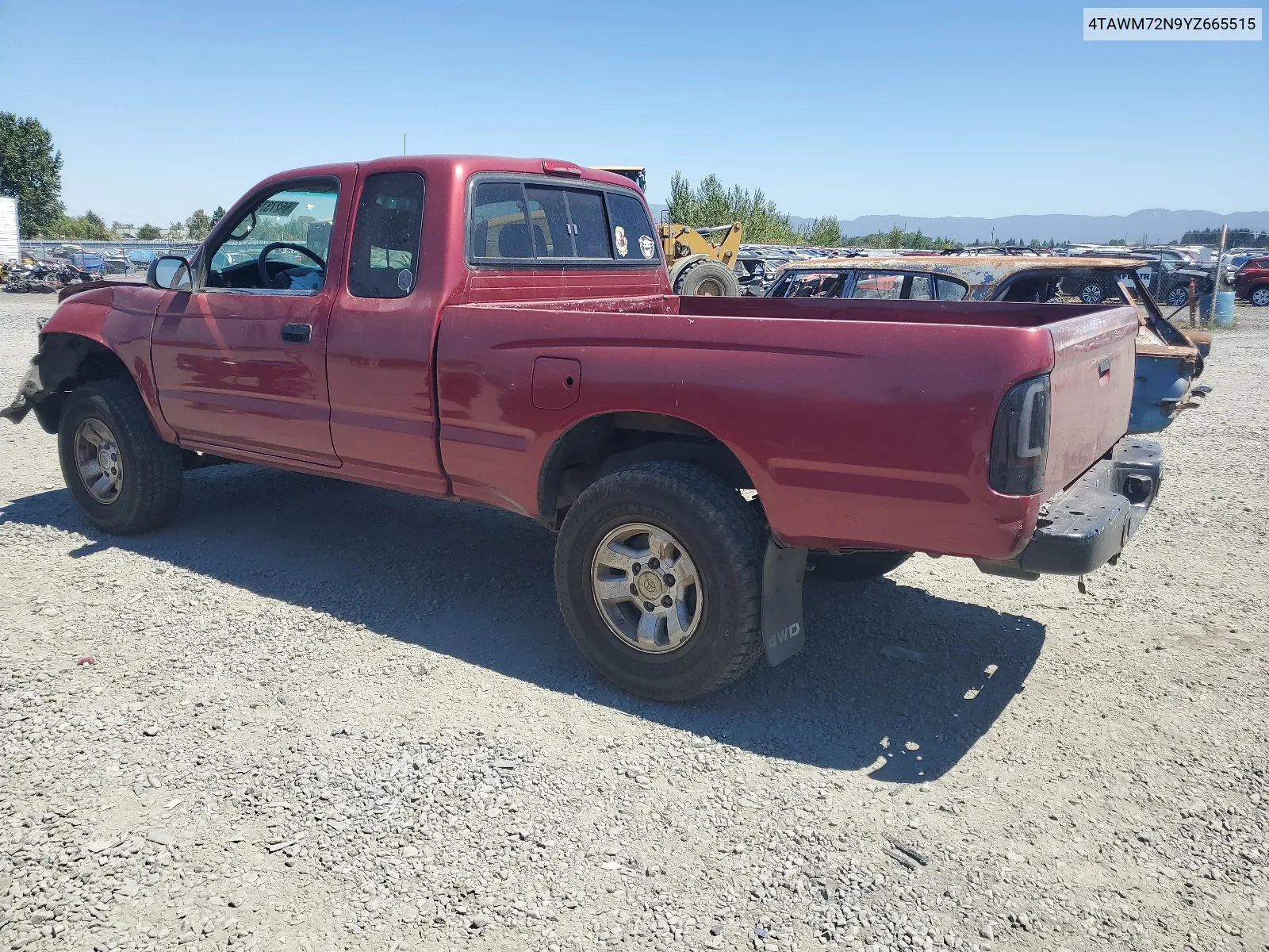 4TAWM72N9YZ665515 2000 Toyota Tacoma Xtracab