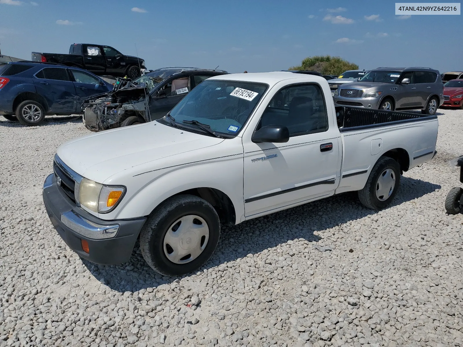 2000 Toyota Tacoma VIN: 4TANL42N9YZ642216 Lot: 66192194