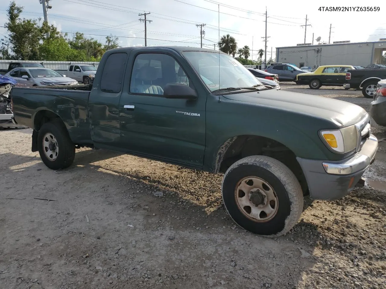 2000 Toyota Tacoma Xtracab Prerunner VIN: 4TASM92N1YZ635659 Lot: 66942194