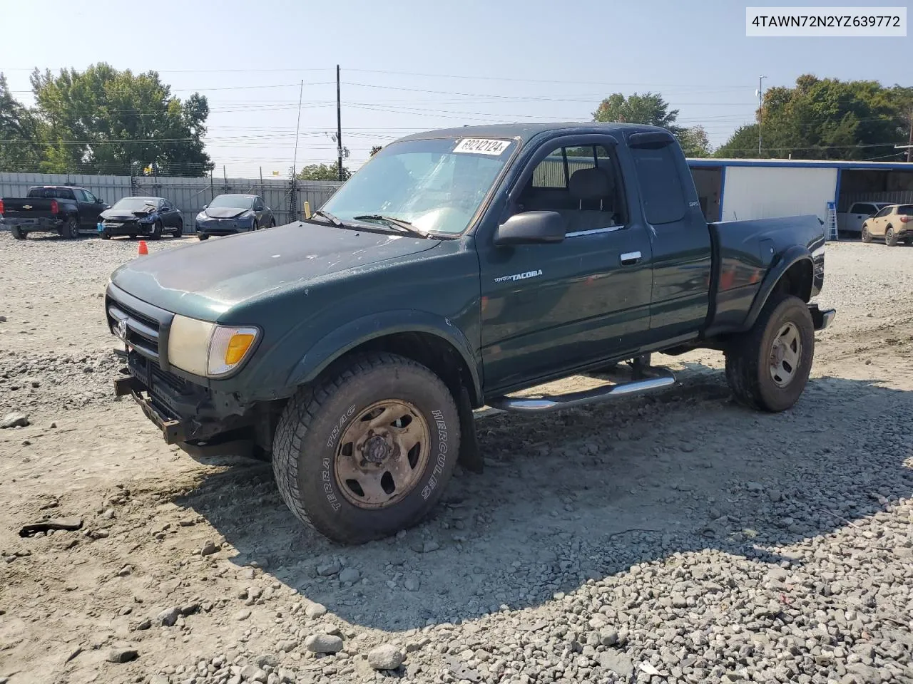 2000 Toyota Tacoma Xtracab VIN: 4TAWN72N2YZ639772 Lot: 69242124